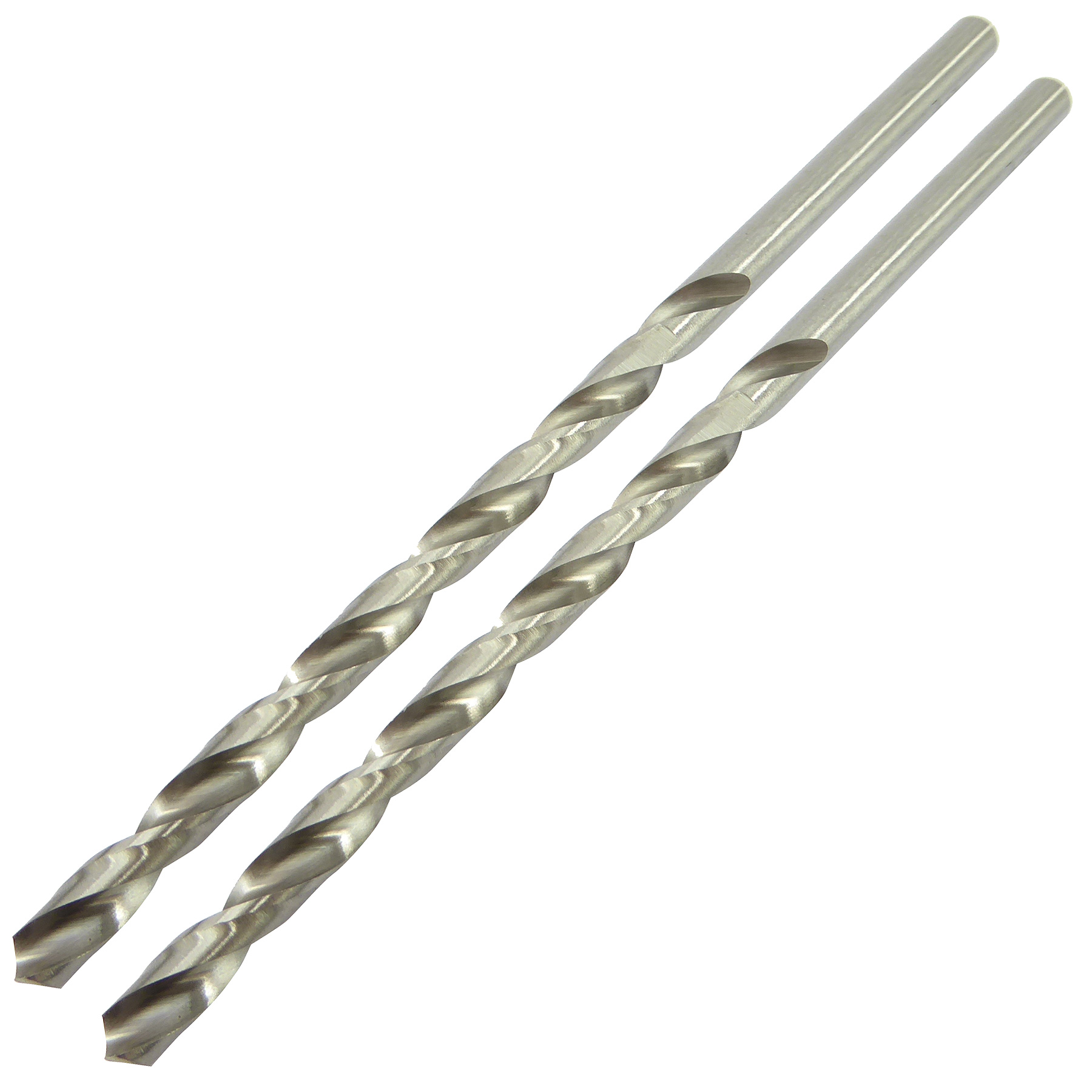 6.0mm x 139mm Long Series Ground Twist Drill Pack of 2